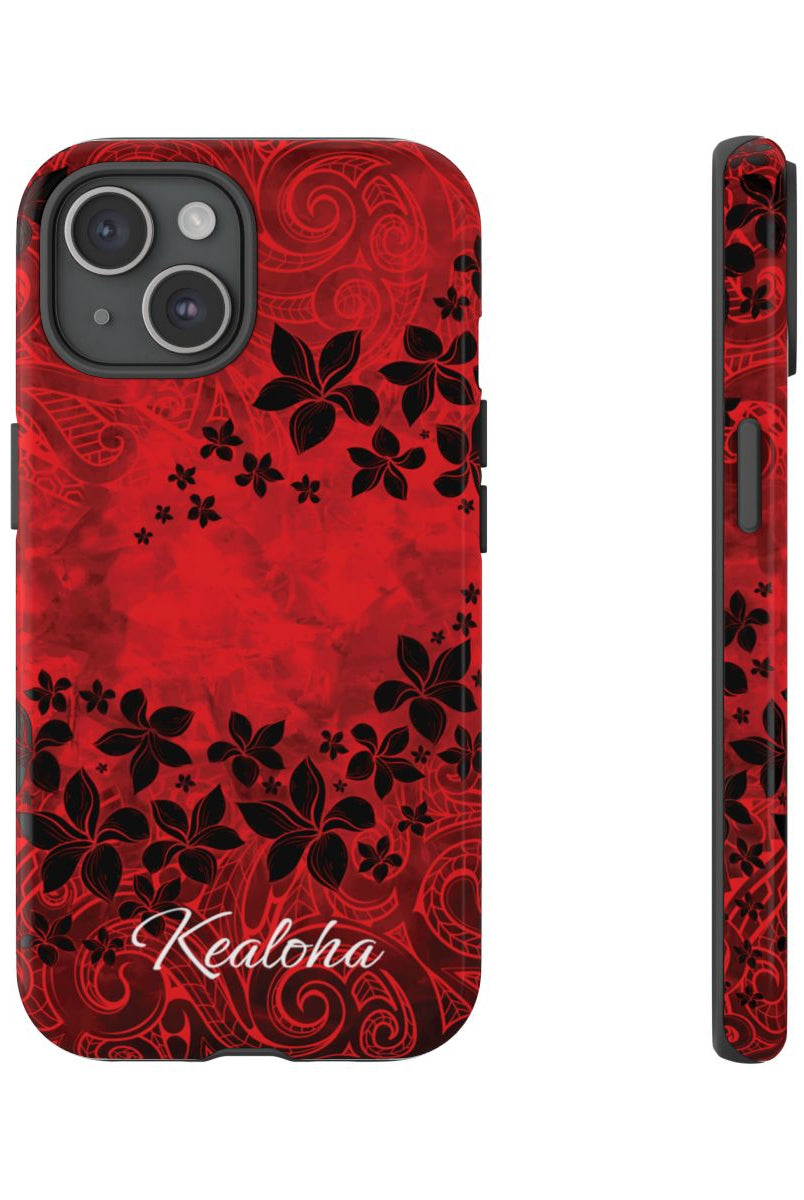 Keahi Pua Personalized Tough Case for iPhone Phone Case The Local Banyan iPhone 15 Glossy