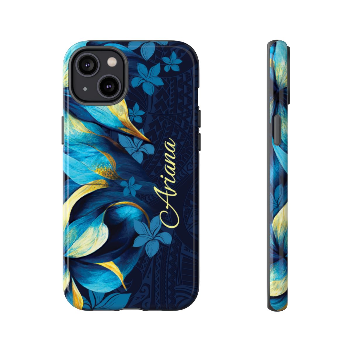 Pō Mahina Personalized Tough Case for iPhone Phone Case The Local Banyan iPhone 14 Plus Glossy