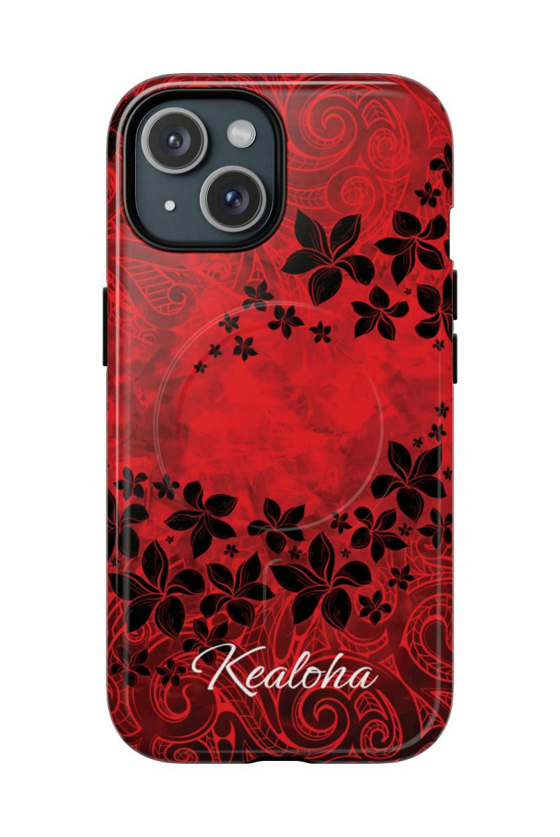 Keahi Pua personalized Magnetic Case for iPhone Phone Case The Local Banyan iPhone 15 Glossy