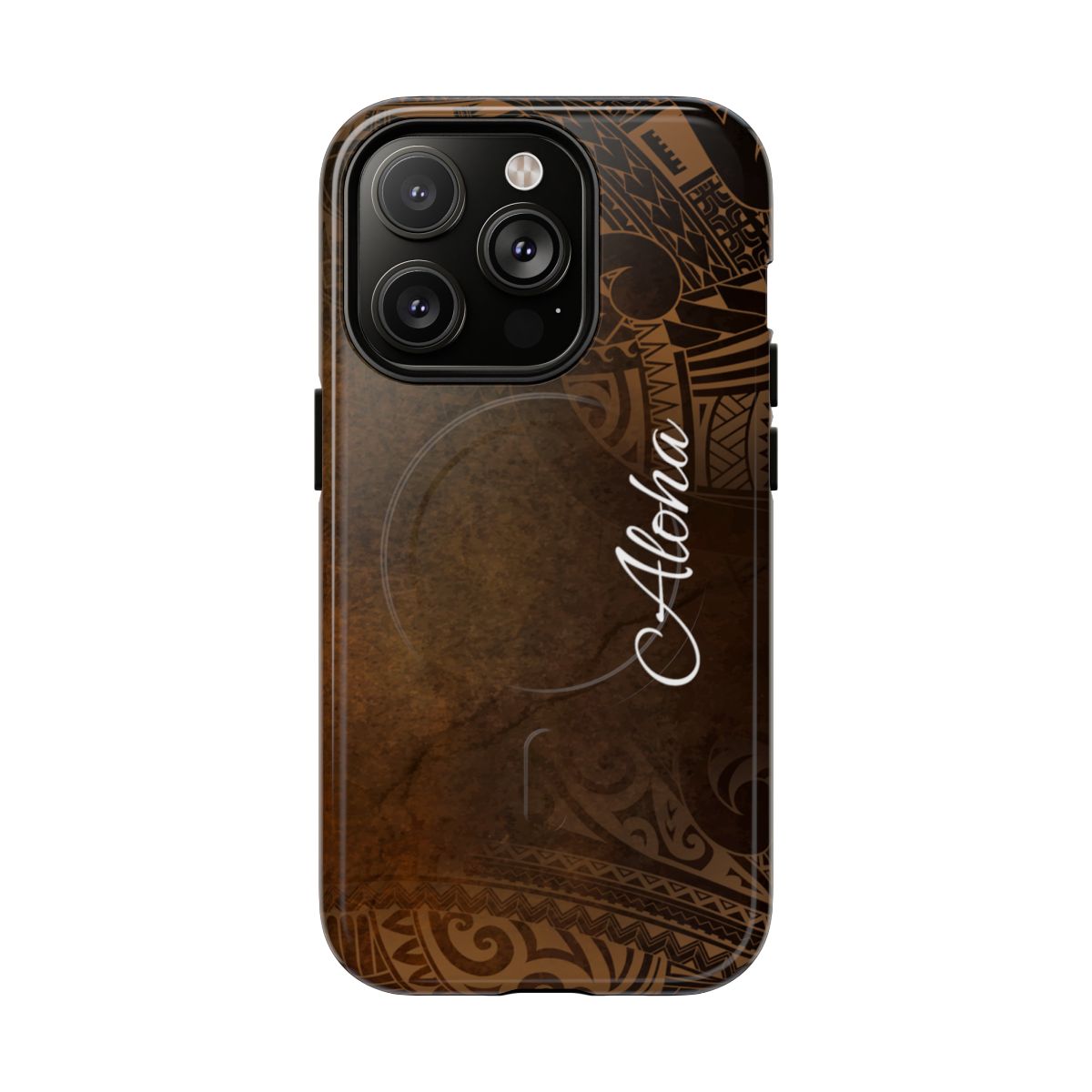Aloha Aina Personalized Magnetic Case for iPhone Phone Case The Local Banyan iPhone 14 Pro Glossy