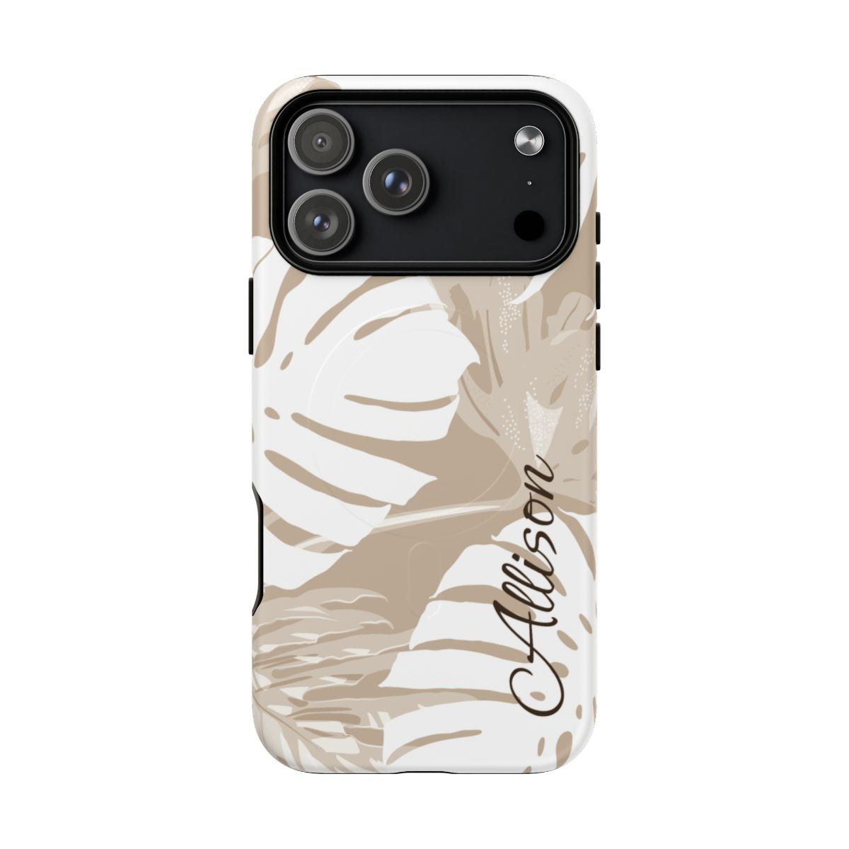 Exotic Monstera Personalized Magnetic Case for iPhone Phone Case The Local Banyan iPhone 17 Pro Max Matte