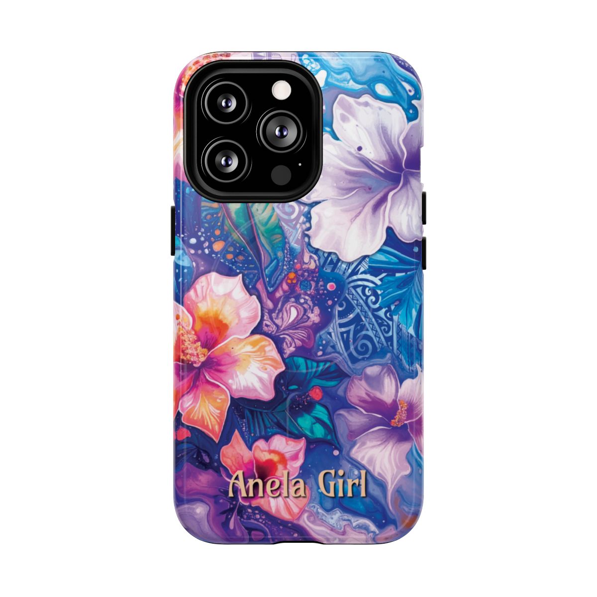 Aloha Wai Personalized MagSafe iPhone Case Side View - Dual Layer Drop Protection Hawaiian Phone Case - The Local Banyan