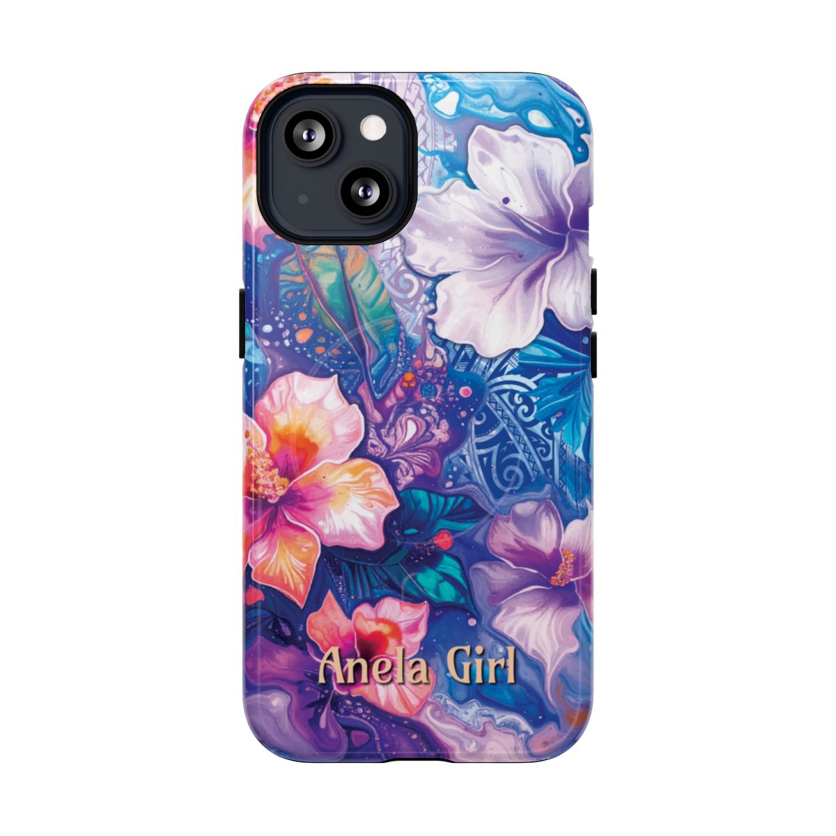Aloha Wai Personalized MagSafe iPhone Case Side View - Dual Layer Drop Protection Hawaiian Phone Case - The Local Banyan