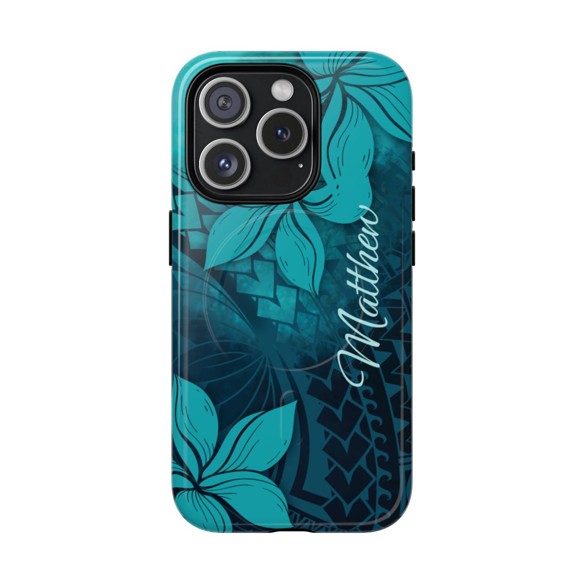 Moana Bloom Personalized Magnetic Case for iPhone Phone Case The Local Banyan iPhone 15 Pro Glossy