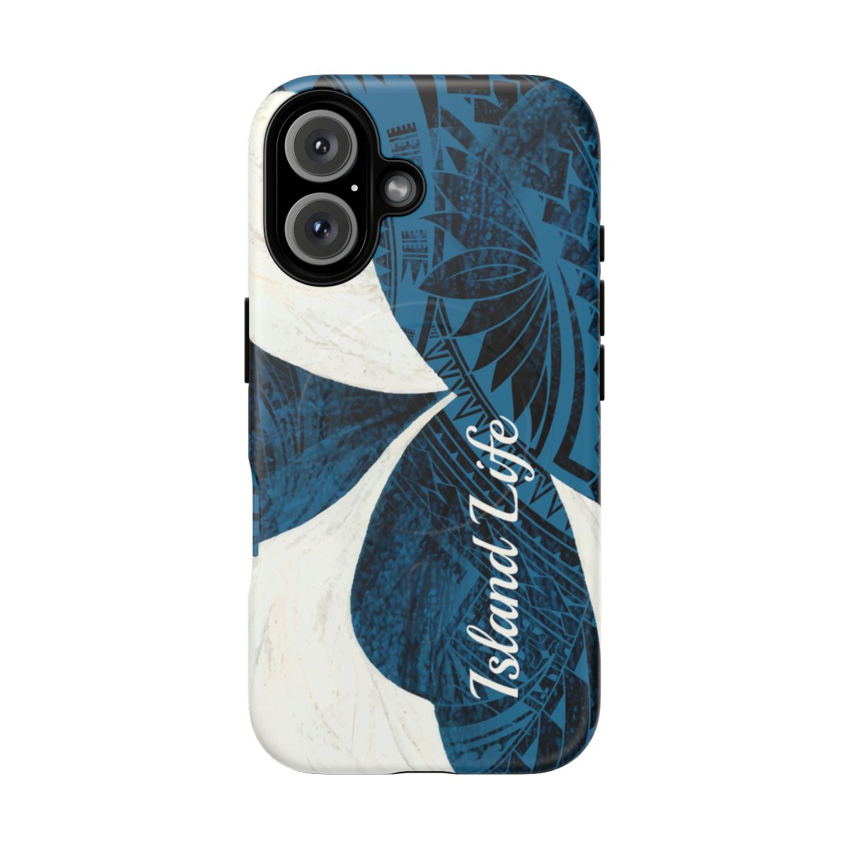 Hana Breeze Personalized MagSafe iPhone Case Side View - Dual Layer Drop Protection Hawaiian Phone Case - The Local Banyan