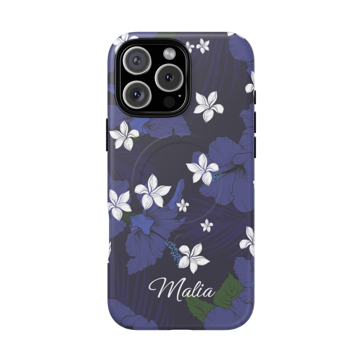 Vintage Blue Personalized Magnetic Case for iPhone Phone Case The Local Banyan iPhone 16 Pro Max Matte