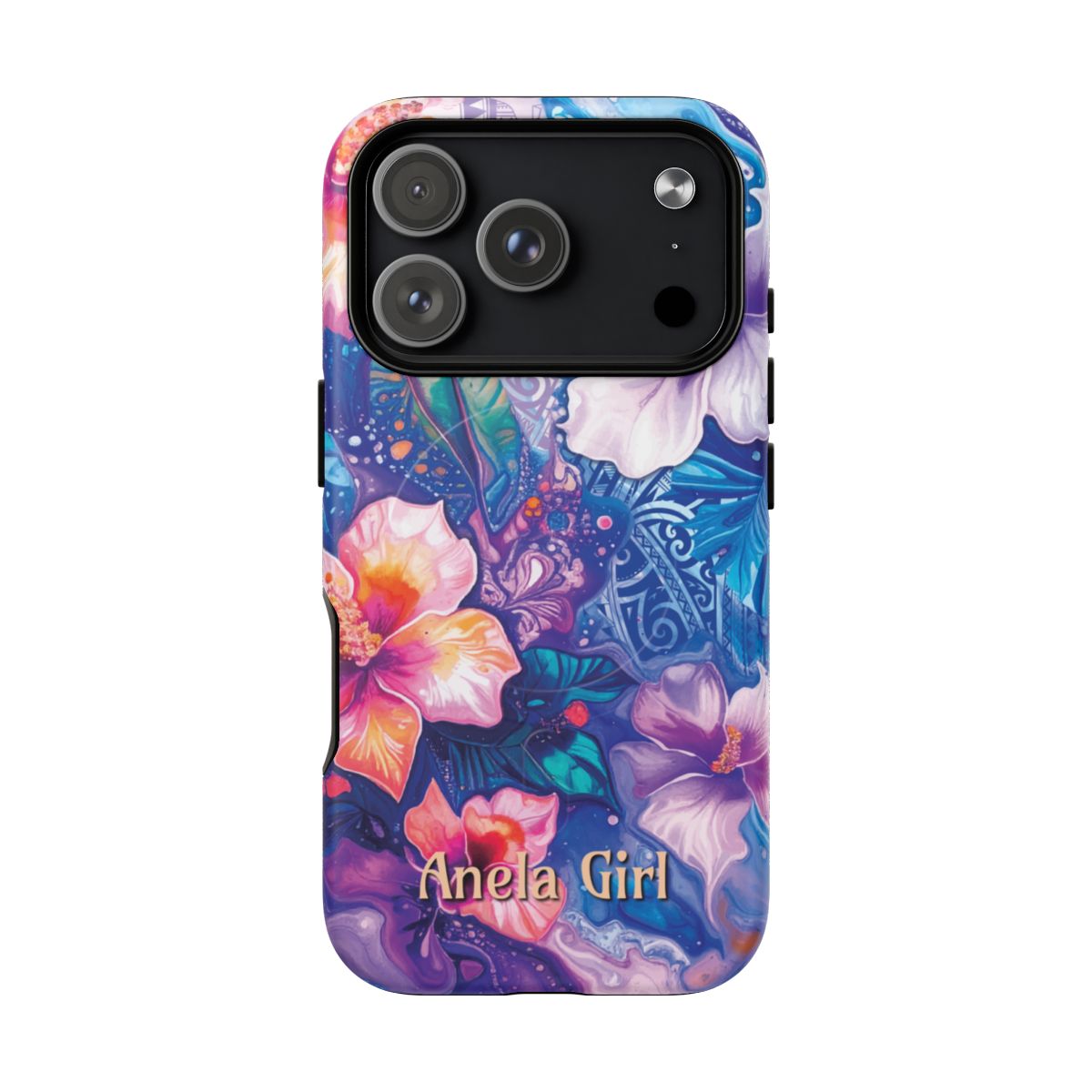 Aloha Wai Personalized MagSafe iPhone Case Side View - Dual Layer Drop Protection Hawaiian Phone Case - The Local Banyan