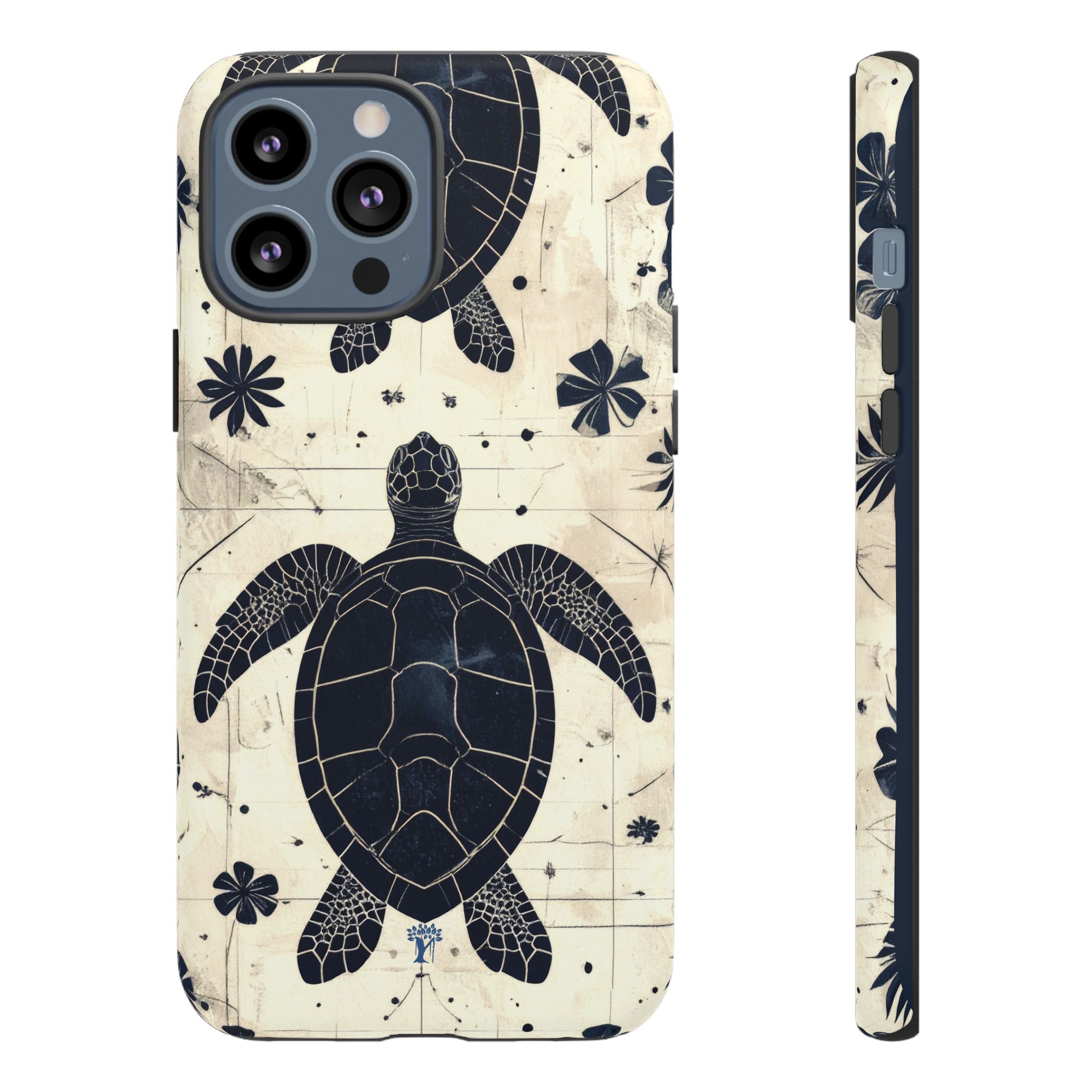 Tapa Keʻa Honu Tough Case for iPhone iPhone 13 Pro Max Matte The Local Banyan