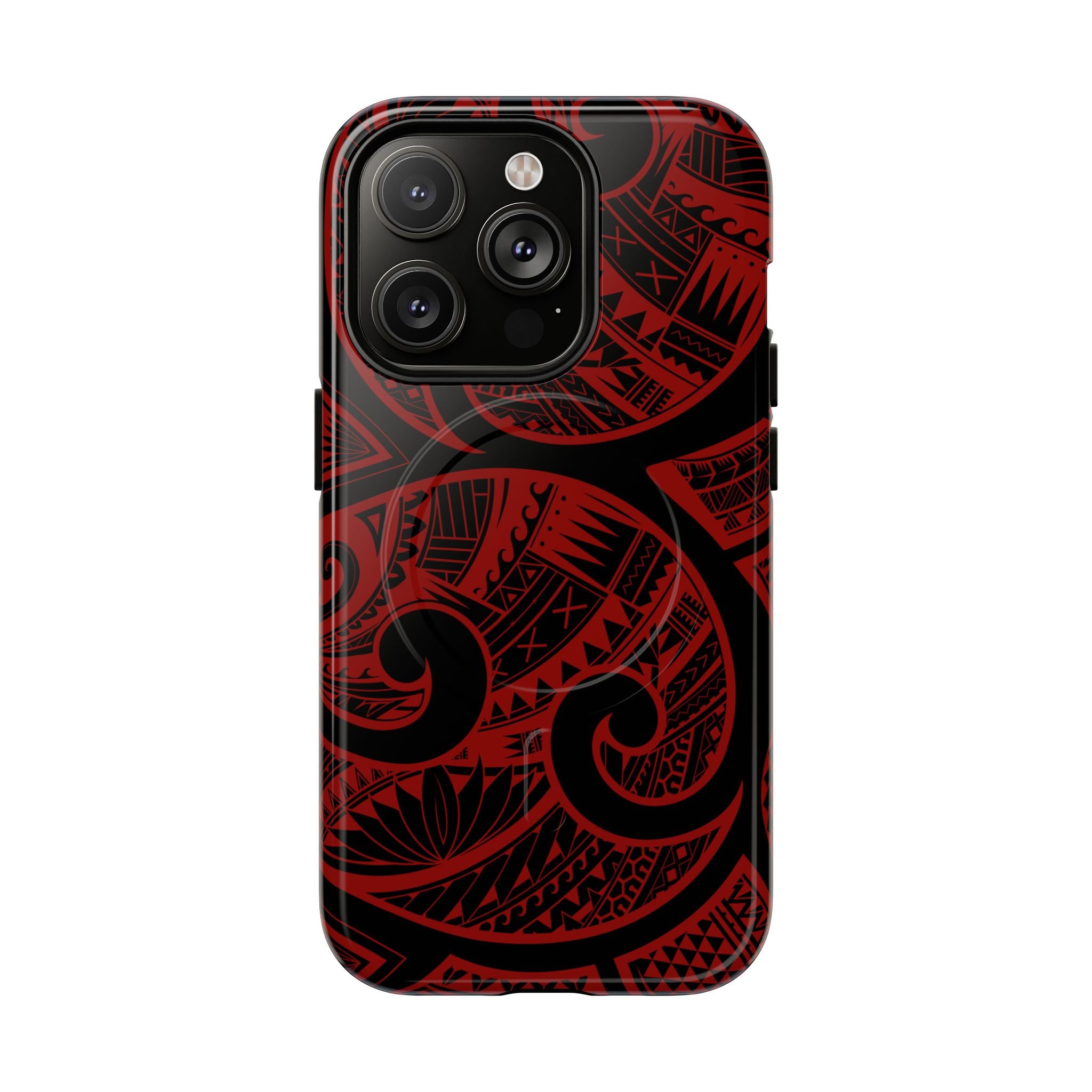 Island Tribal Magnetic Case for iPhone Phone Case The Local Banyan iPhone 14 Pro Glossy