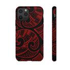 Island Tribal Red Tough Case for iPhone Phone Case The Local Banyan