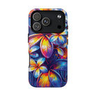 Sunset Ink MagSafe iPhone Case Side View - Dual Layer Drop Protection Hawaiian Phone Case - The Local Banyan