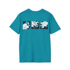 Coastal Bloom Soft Style Tee T-Shirt The Local Banyan Tropical Blue S