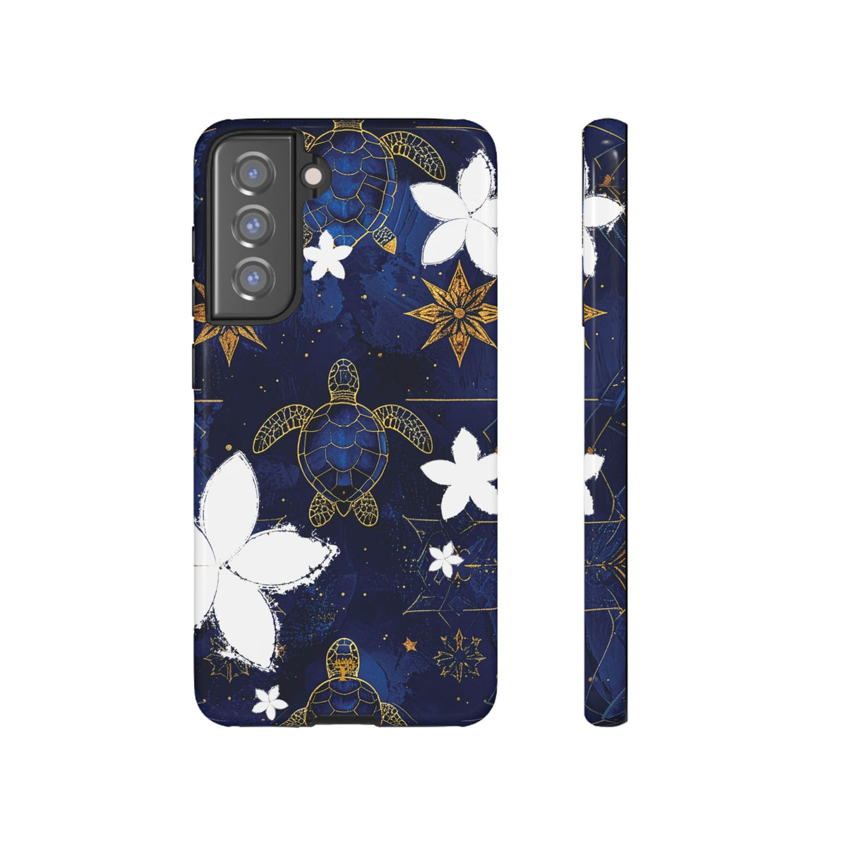 Tapa Hoku Honu Tough Case for Samsung Galaxy Samsung Galaxy S21 FE Glossy The Local Banyan