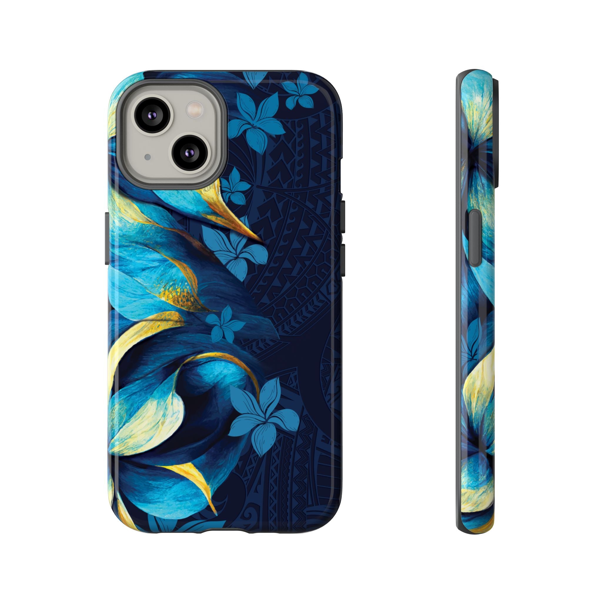 Pō Mahina Tough Case for iPhone Phone Case The Local Banyan iPhone 14 Glossy