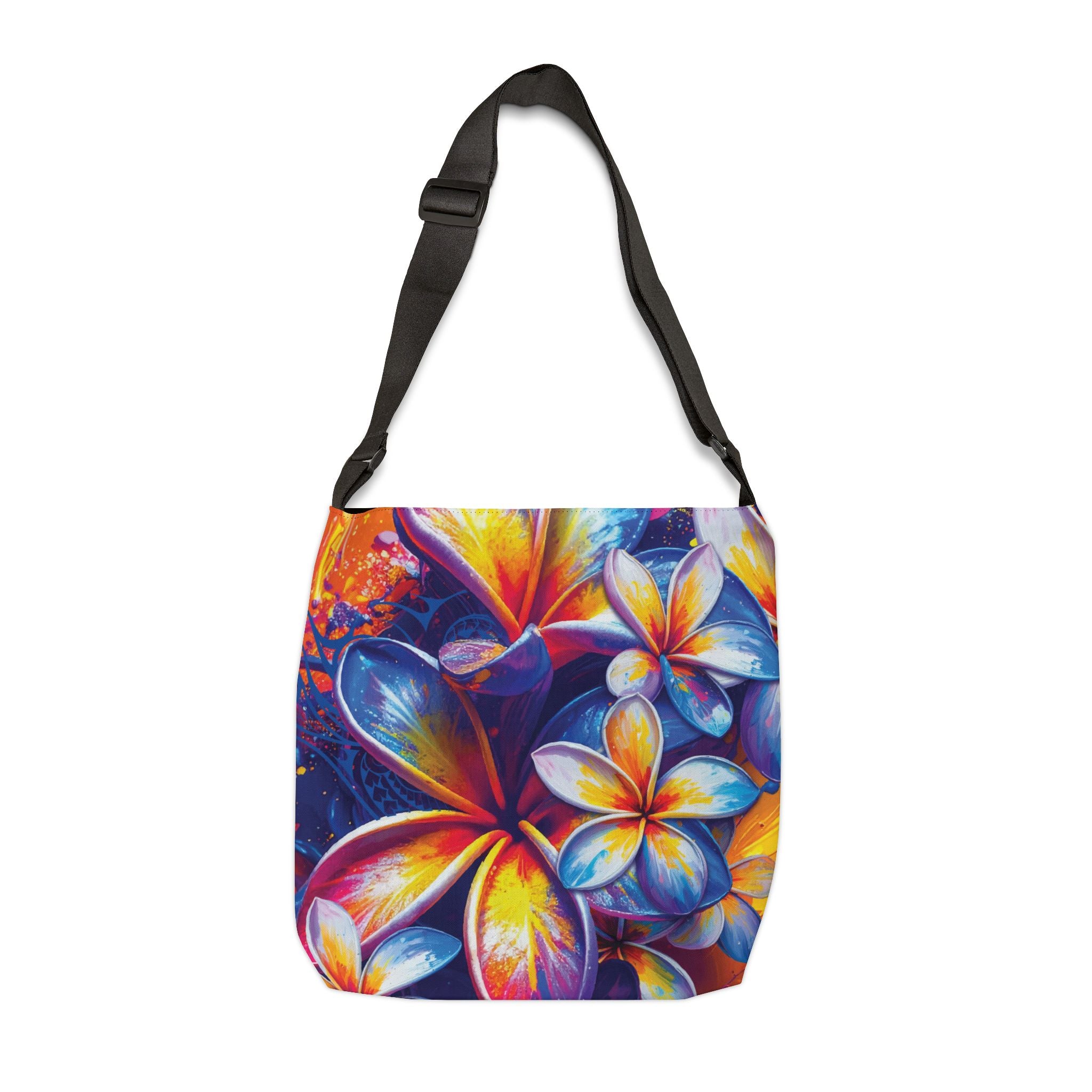 Sunset Ink Tote Bag with Adjustable Strap Totes The Local Banyan 18" × 18''