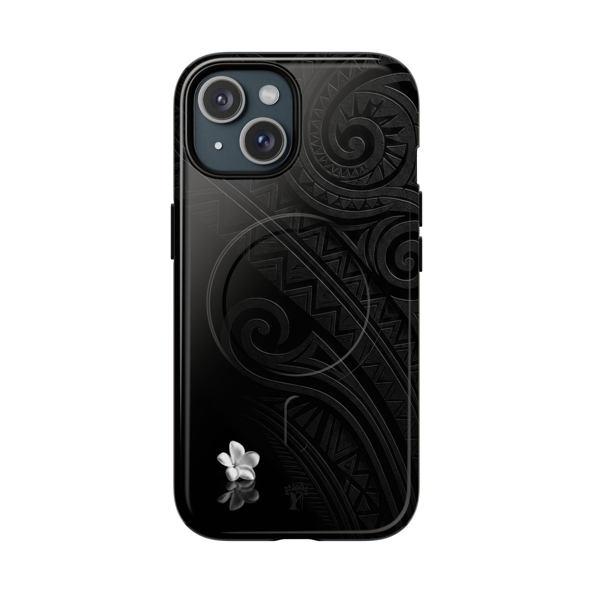Plumeria Aka Magnetic Case for iPhone iPhone 15 Glossy The Local Banyan