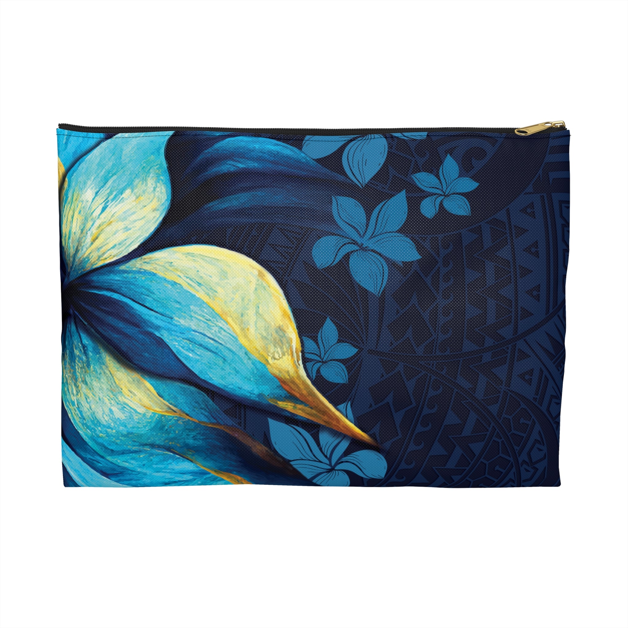 Pō Mahina Travel Pouch Bag Pouches The Local Banyan Large Black zipper