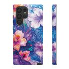 Aloha Wai Tough Samsung Galaxy Case Side View - Dual Layer Drop Protection Hawaiian Phone Case - The Local Banyan