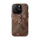 Paa Guardian MagSafe iPhone Case iPhone 14 Pro Matte - Hawaiian Copper Carved Tiki Polynesian Design - The Local Banyan
