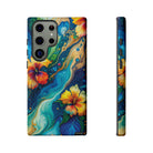 Aloalo Drift Tough Samsung Galaxy Case Side View - Dual Layer Drop Protection Hawaiian Phone Case - The Local Banyan