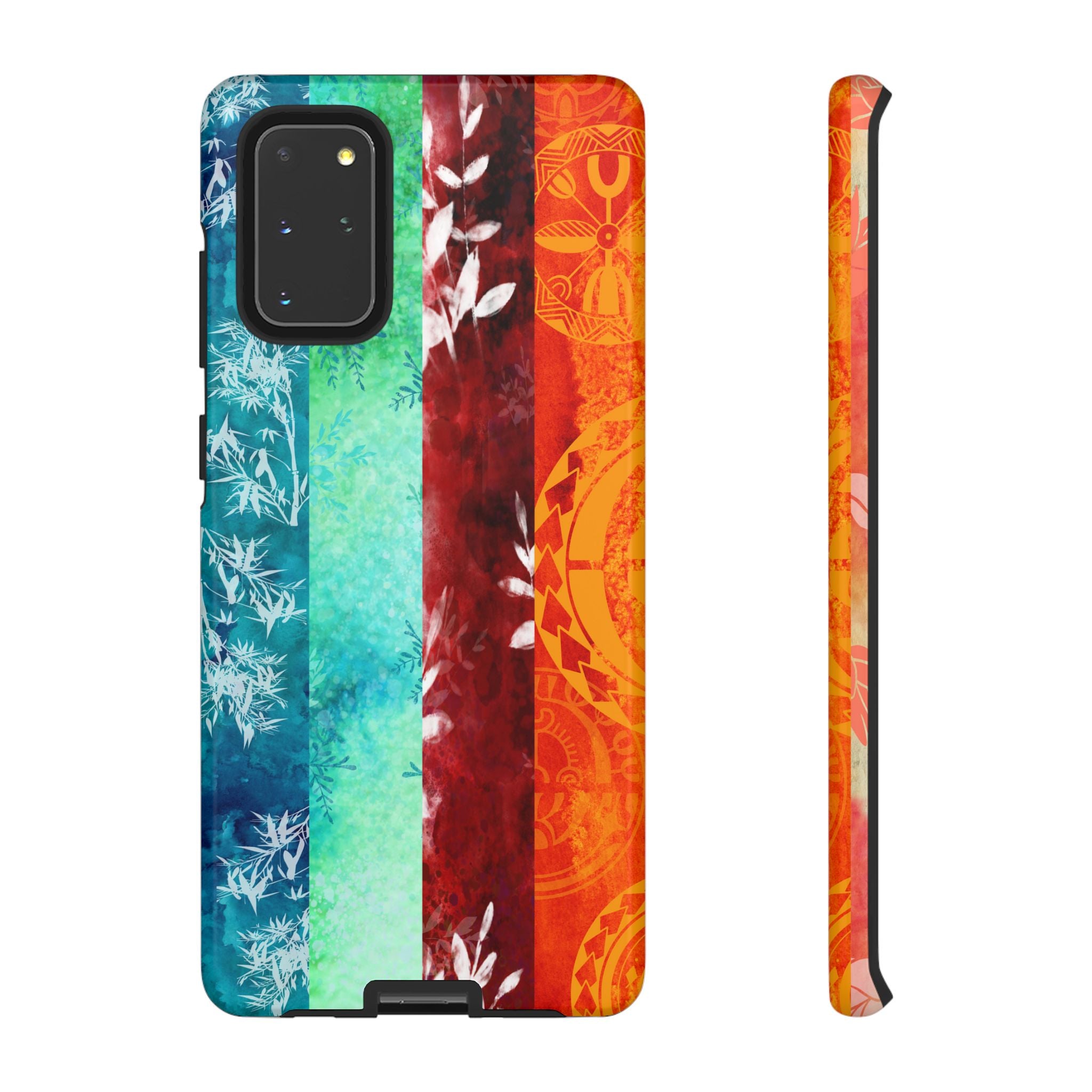 Island Vibes Tough Samsung Galaxy Case Samsung Galaxy S20+ Glossy - Hawaiian Colorful Tropical Floral Design - The Local Banyan