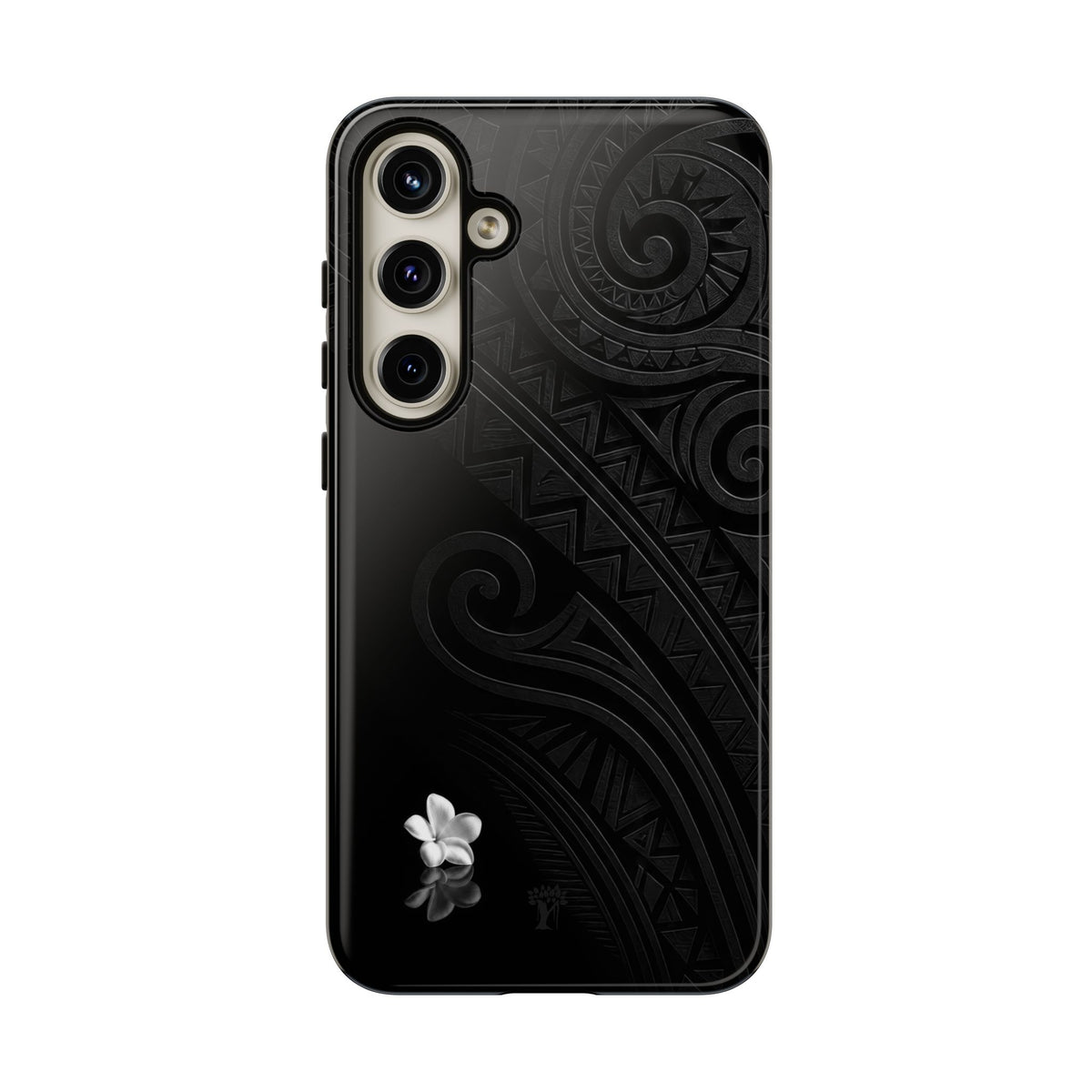 Plumeria Aka Tough Case for Samsung Galaxy Samsung Galaxy S24 Plus Glossy The Local Banyan