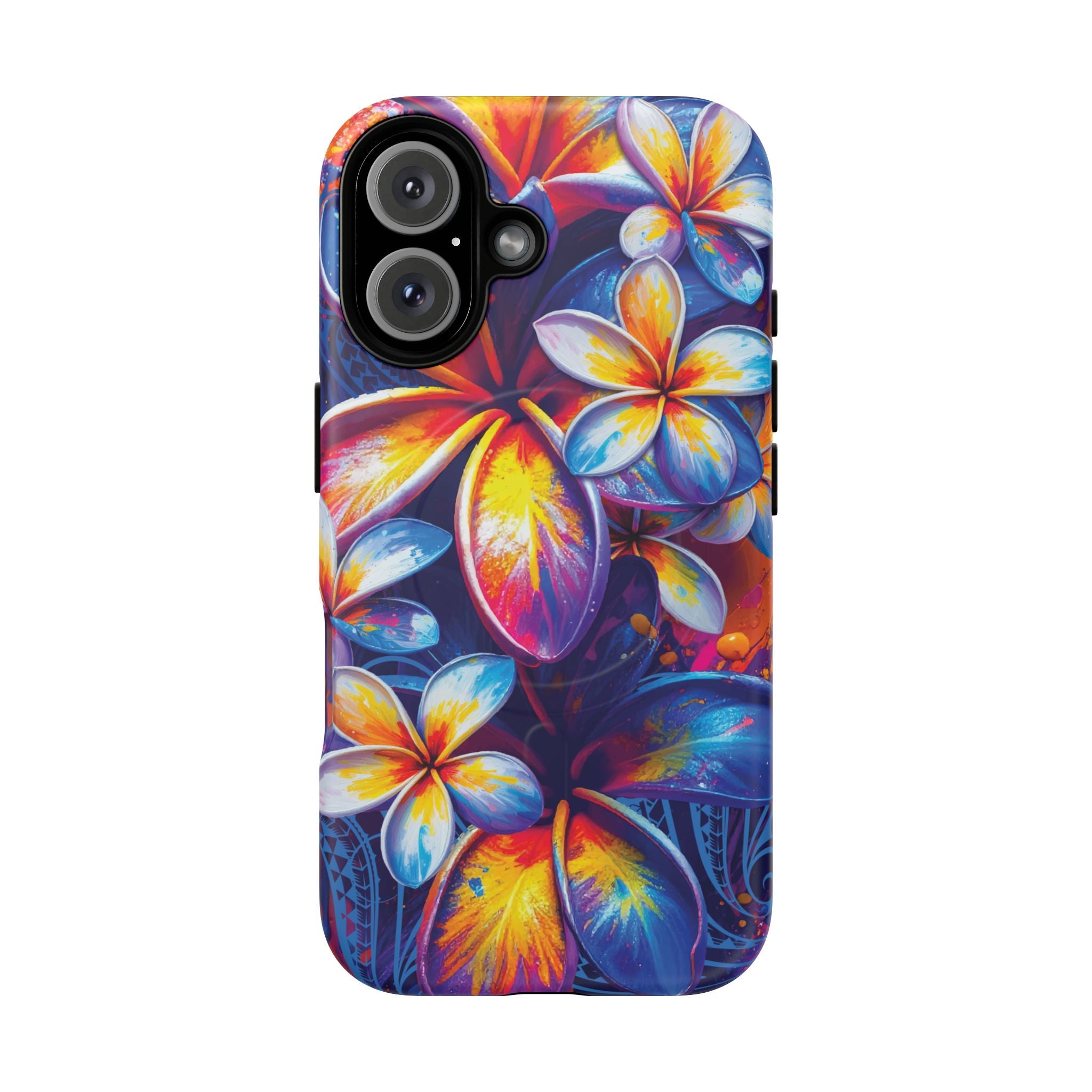 Sunset Ink MagSafe iPhone Case Side View - Dual Layer Drop Protection Hawaiian Phone Case - The Local Banyan