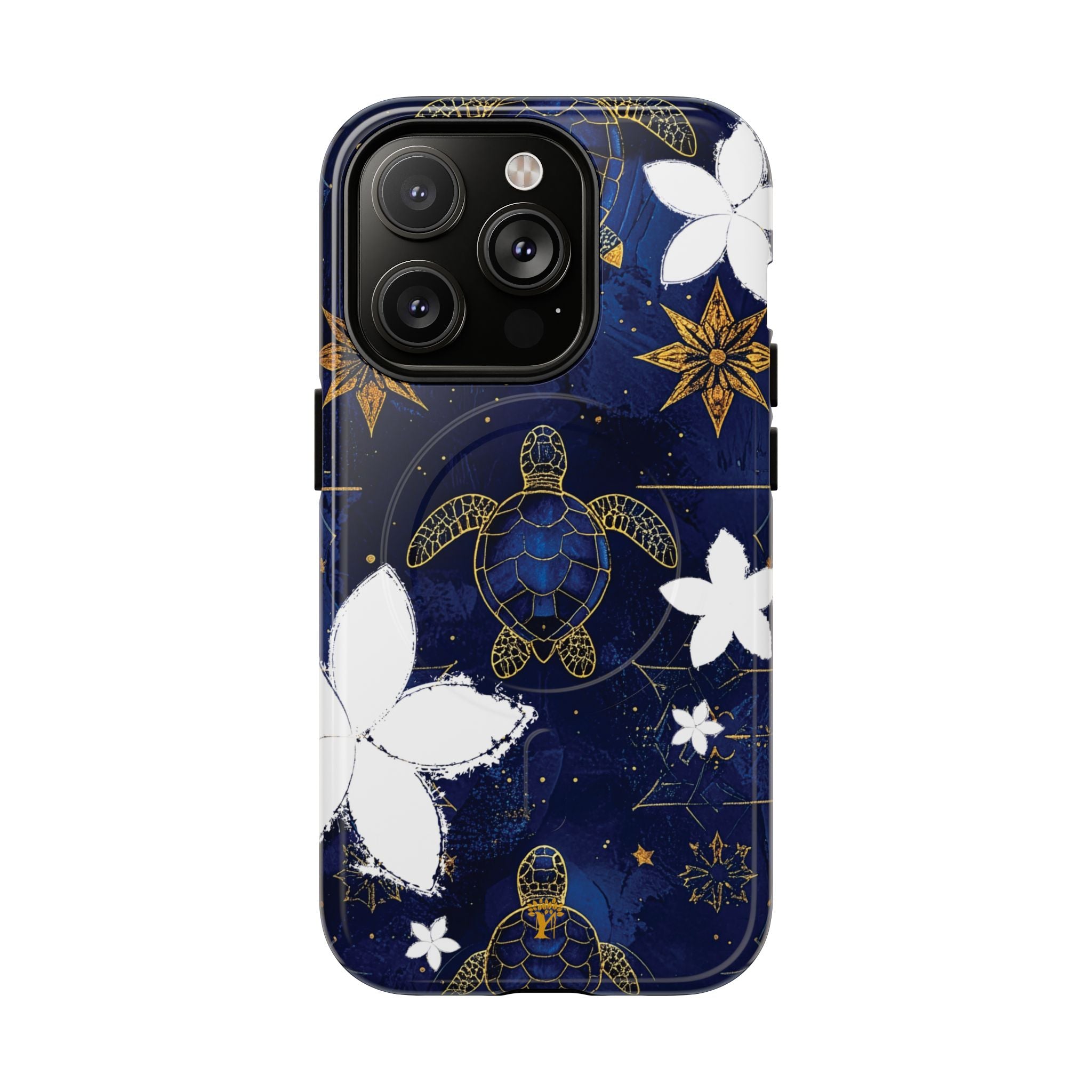 Tapa Hoku Honu Magnetic Case for iPhone iPhone 14 Pro Glossy The Local Banyan