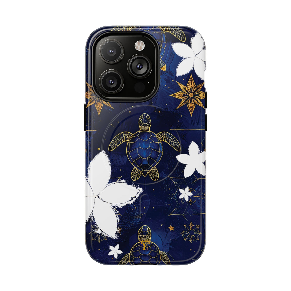 Tapa Hoku Honu Magnetic Case for iPhone iPhone 14 Pro Glossy The Local Banyan