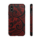 Island Tribal Red Tough Case for iPhone Phone Case The Local Banyan