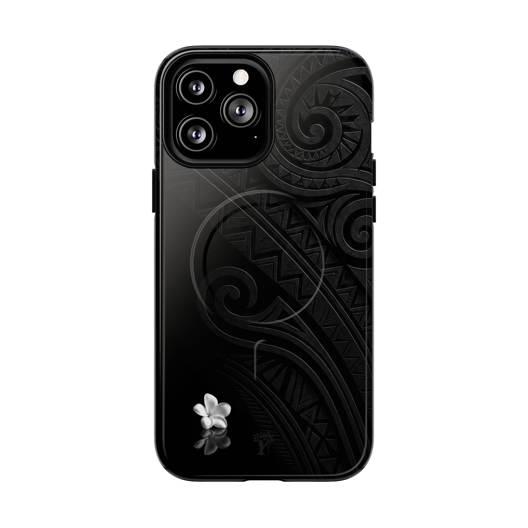 Plumeria Aka Magnetic Case for iPhone iPhone 13 Pro Max Glossy The Local Banyan