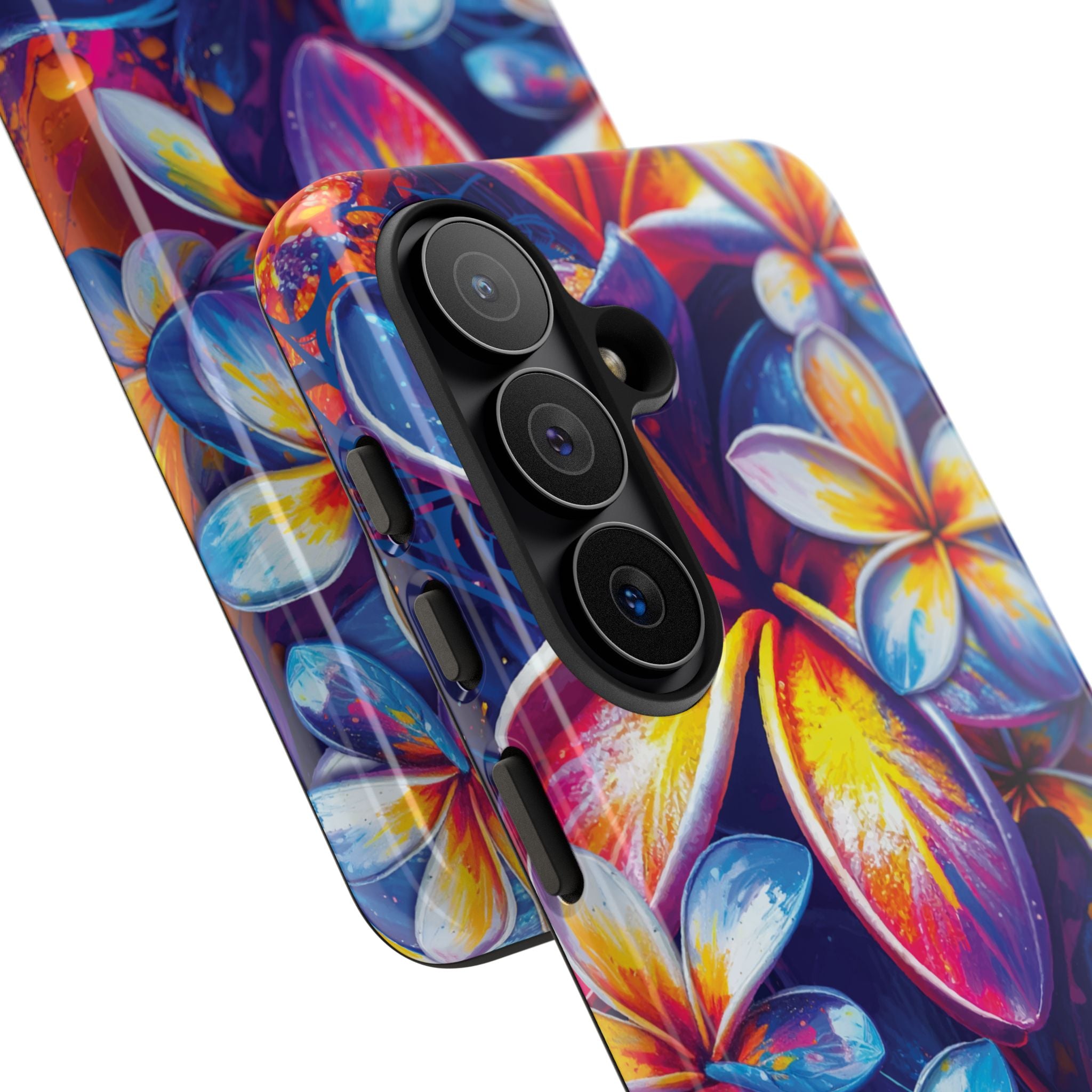 Sunset Ink Tough Samsung Galaxy Case Side View - Dual Layer Drop Protection Hawaiian Phone Case - The Local Banyan