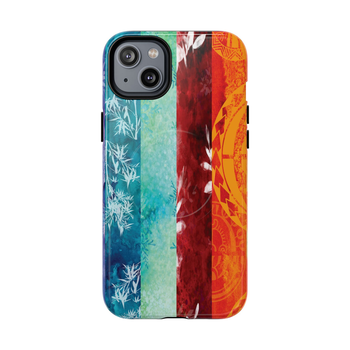 Island Vibes MagSafe Compatible Tough Case for iPhone iPhone 14 Plus Glossy The Local Banyan
