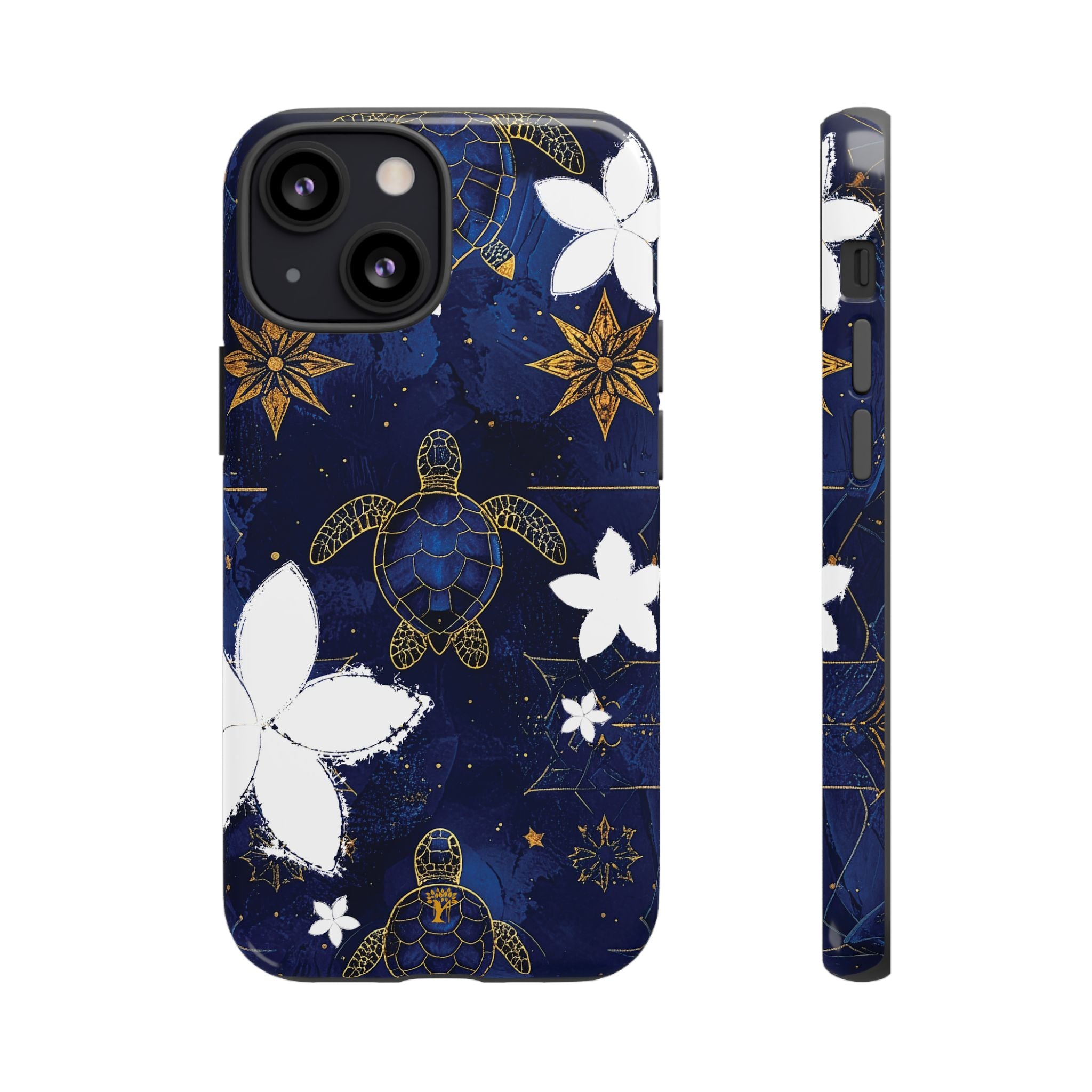 Tapa Hoku Honu Tough Case for iPhone iPhone 13 Mini Glossy The Local Banyan