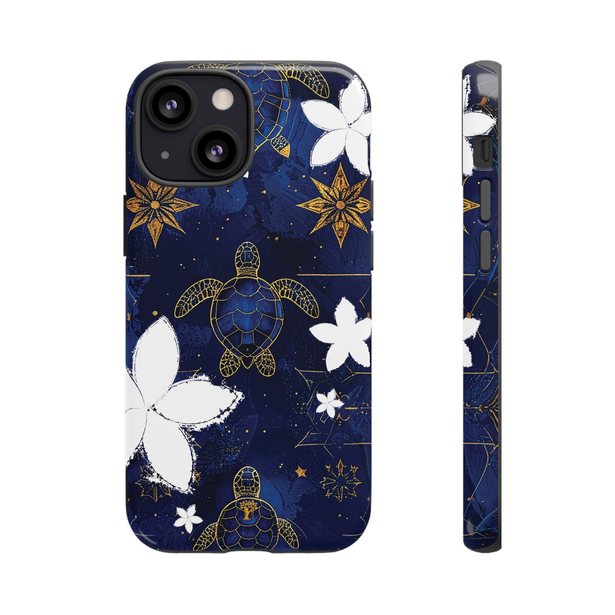 Tapa Hoku Honu Tough Case for iPhone iPhone 13 Mini Glossy The Local Banyan