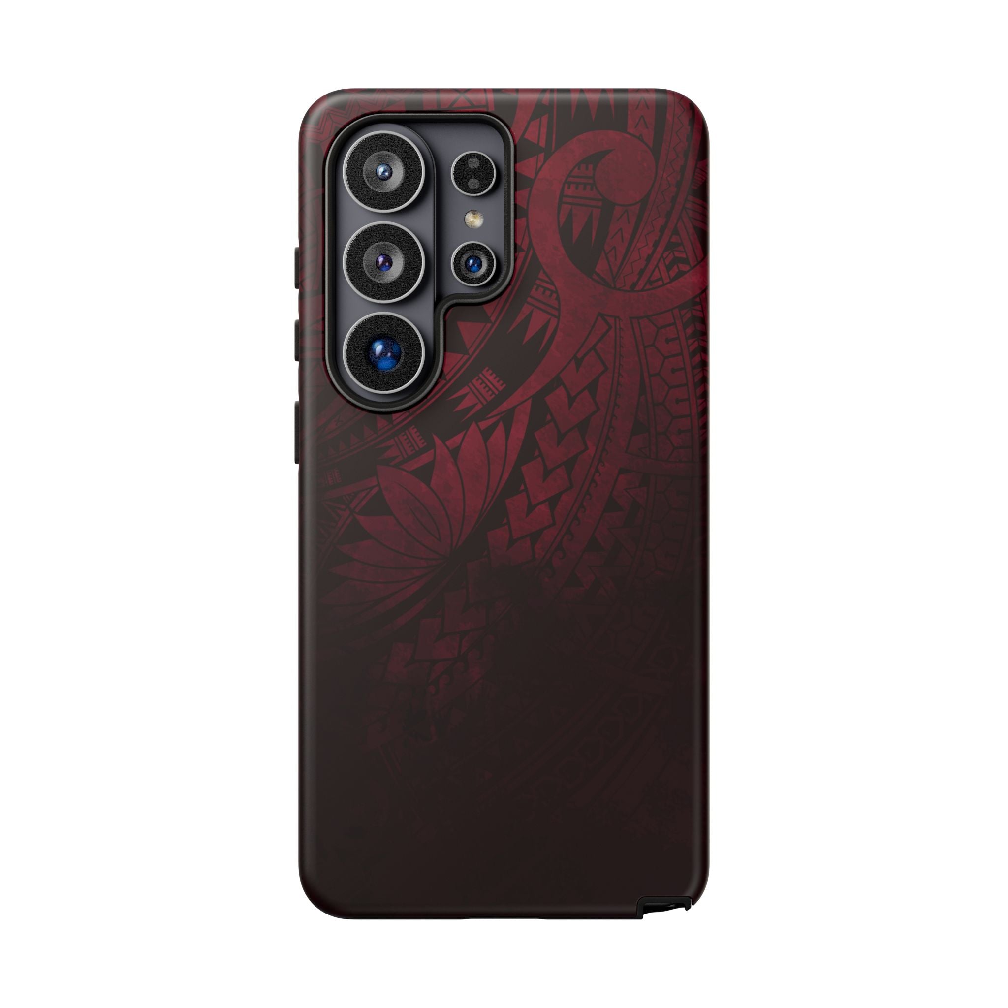 Eternal Ember Tough Samsung Galaxy Case Side View - Dual Layer Drop Protection Hawaiian Phone Case - The Local Banyan
