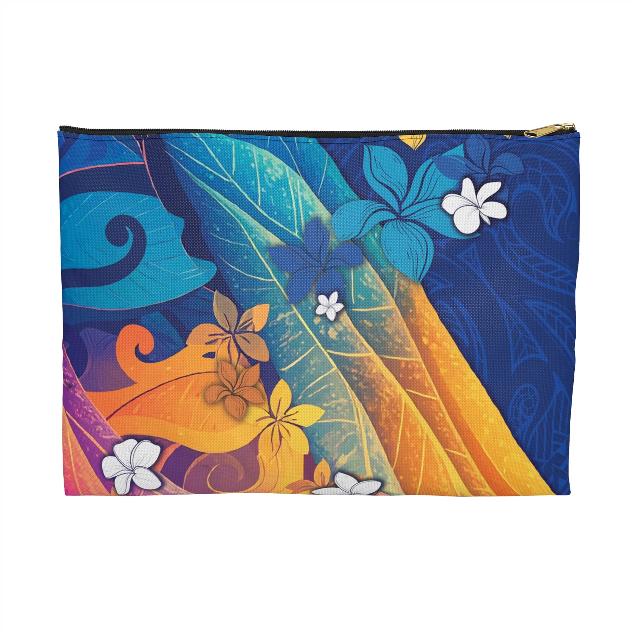 Mauna Sunrise Travel Pouch Pouches The Local Banyan Large Black zipper