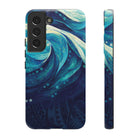 Eternal Mana Tough Samsung Galaxy Case Samsung Galaxy S22 Matte - Hawaiian Ocean Wave Polynesian Tribal Design - The Local Banyan