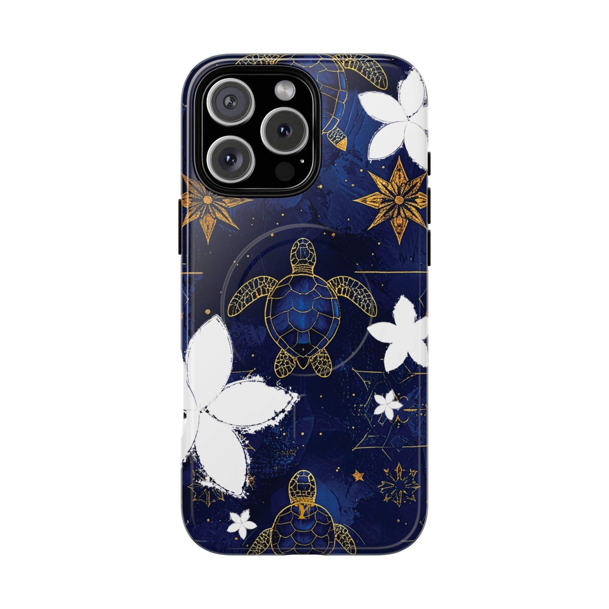 Tapa Hoku Honu Magnetic Case for iPhone iPhone 16 Pro Max Glossy The Local Banyan