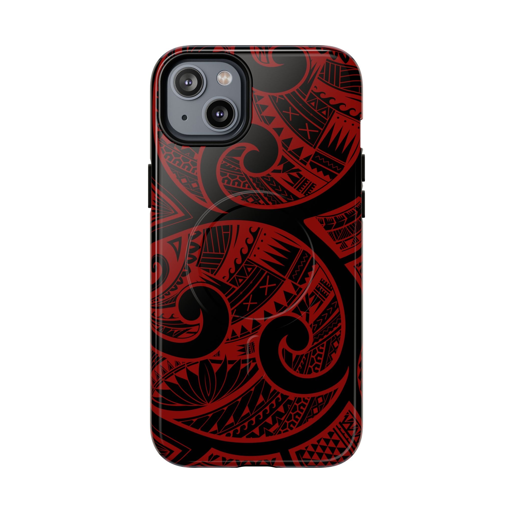 Island Tribal Magnetic Case for iPhone Phone Case The Local Banyan iPhone 14 Plus Glossy