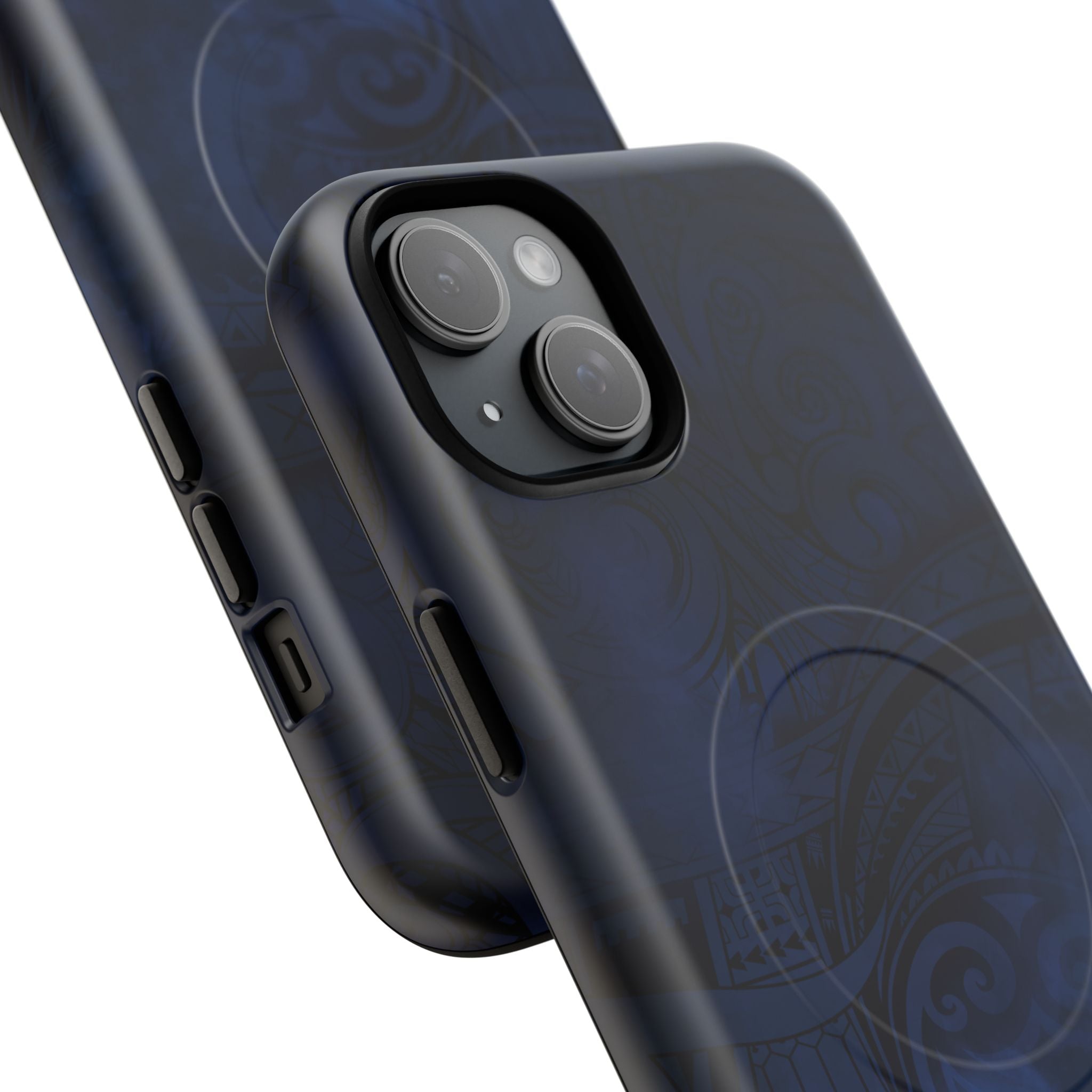 Midnight Essence MagSafe iPhone Case Side View - Dual Layer Drop Protection Hawaiian Phone Case - The Local Banyan