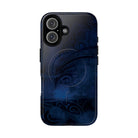 Midnight Essence MagSafe iPhone Case iPhone 16 Glossy - Hawaiian Midnight Navy Polynesian Tribal Design - The Local Banyan