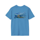 Turtle's Tranquility Paradise Soft Style Tee T-Shirt Heather Sapphire S