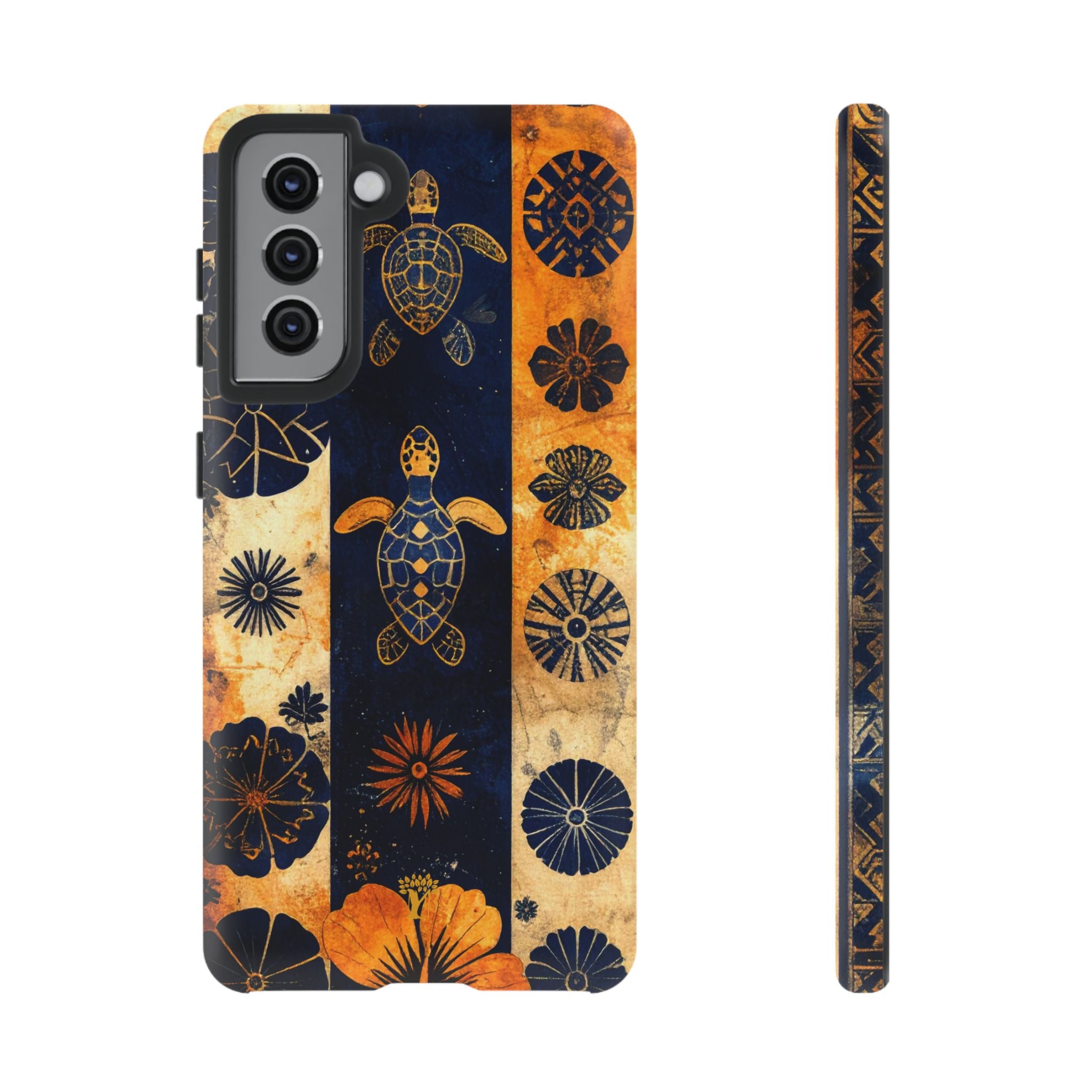 Tapa Pua Lehua Honu Tough Case for Samsung Galaxy Samsung Galaxy S21 Matte The Local Banyan