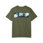 Coastal Bloom Garment Dyed Tee Red S The Local Banyan