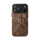 Paa Guardian Tough iPhone Case iPhone 17 Pro Max Matte - Hawaiian Copper Carved Tiki Polynesian Design - The Local Banyan
