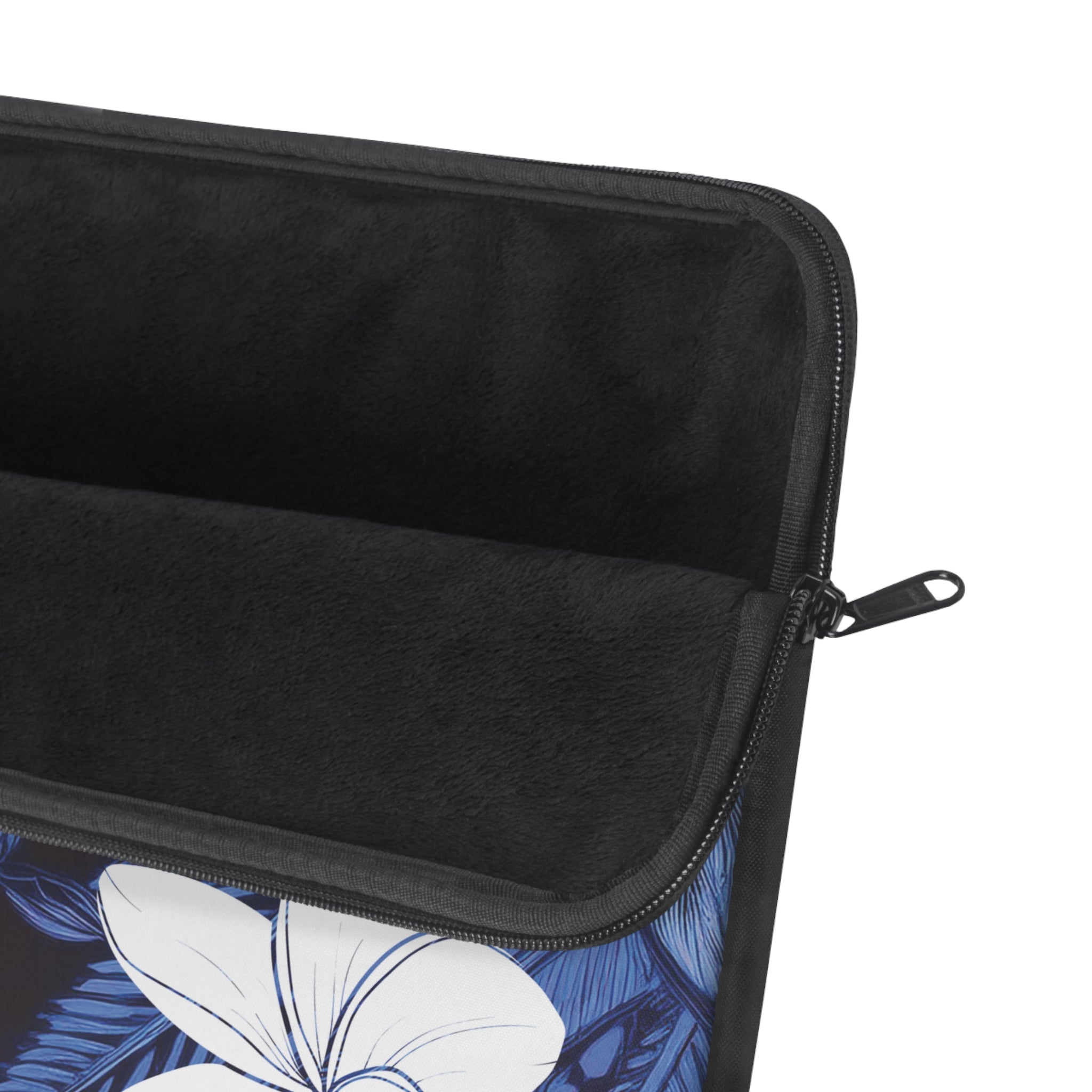 Eternal Blue Plumeria Laptop Sleeve Laptop Sleeve The Local Banyan