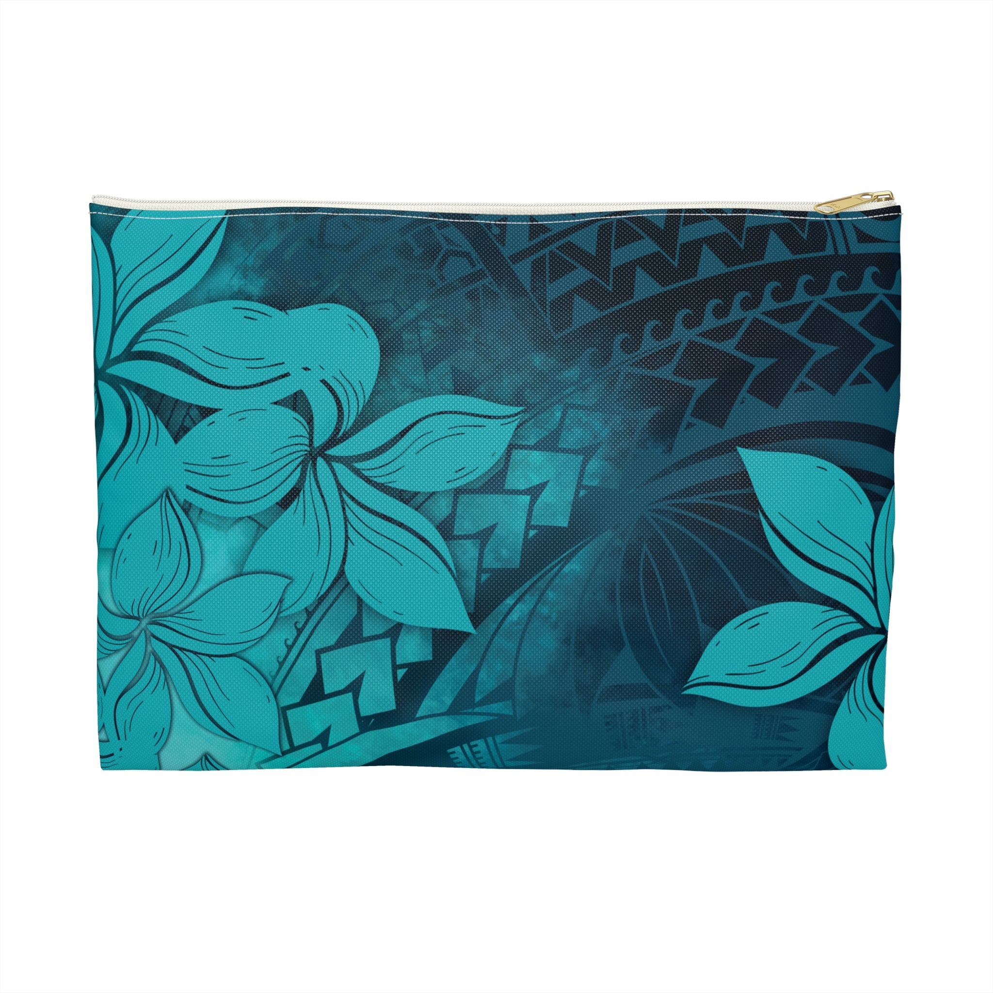 Moana Bloom Travel Pouch Pouches The Local Banyan Large White zipper