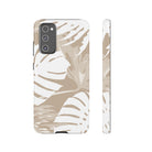 Exotic Monstera Tough Samsung Galaxy Case Samsung Galaxy S20 FE Glossy - Hawaiian Tropical Monstera Botanical Neutral Design - The Local Banyan