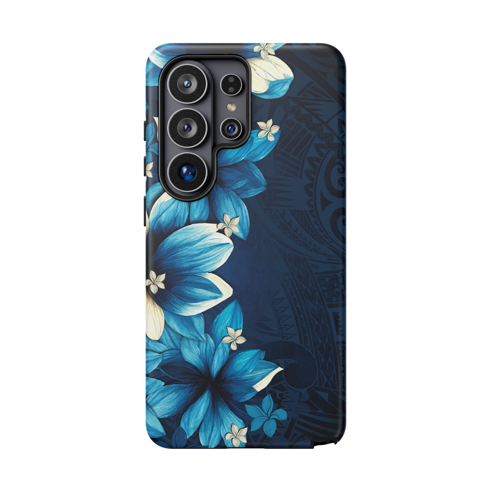 Leilani Nights Tough Samsung Galaxy Case Side View - Dual Layer Drop Protection Hawaiian Phone Case - The Local Banyan